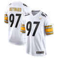 Elroe P.Steelers #97 Cameron Heyward Player White Home Game Stitched Jerseys