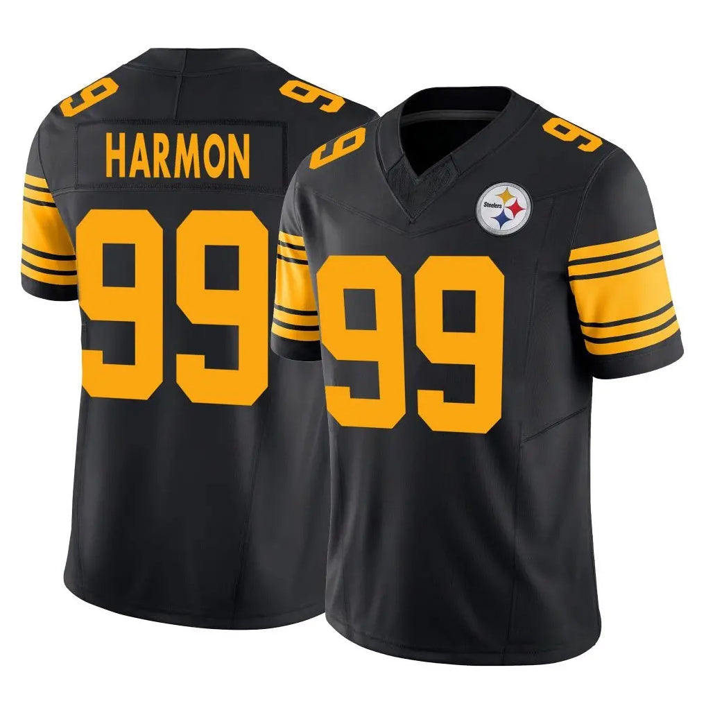 Elroe P.Steelers #99 Derrick Harmon Player Black Limited 2nd Alternate Vapor F.U.S.E. Home Game Stitched Jerseys