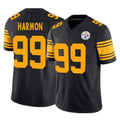 Elroe P.Steelers #99 Derrick Harmon Player Black Limited 2nd Alternate Vapor F.U.S.E. Home Game Stitched Jerseys