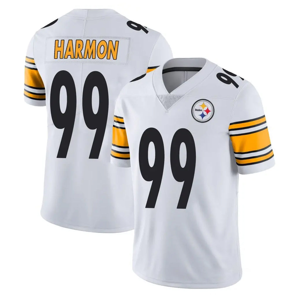 Elroe P.Steelers #99 Derrick Harmon Player White Limited Vapor Untouchable Home Game Stitched Jerseys