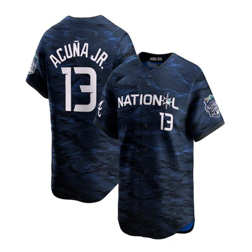 Elroe A.Braves #13 Ronald Acuna Jr. National League 2023 All-Star Game Limited Player Jersey - Royal Personalized Jerseys
