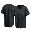Elroe S.Diego Padres #11 Yu Darvish Player Black Pitch Fashion Game T-shirt Stitched Jerseys