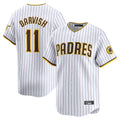 Elroe S.Diego Padres #11 Yu Darvish Player White Home Limited Stitched Jerseys