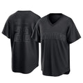 Elroe S.Diego Padres #22 Mason Miller Player Black Pitch Fashion Game T-shirt Stitched Jerseys