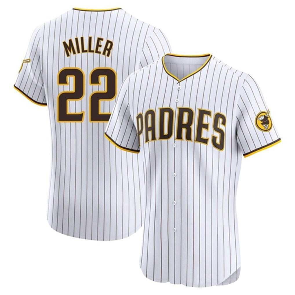 Elroe S.Diego Padres #22 Mason Miller Player White Home Limited Elite Stitched Jerseys