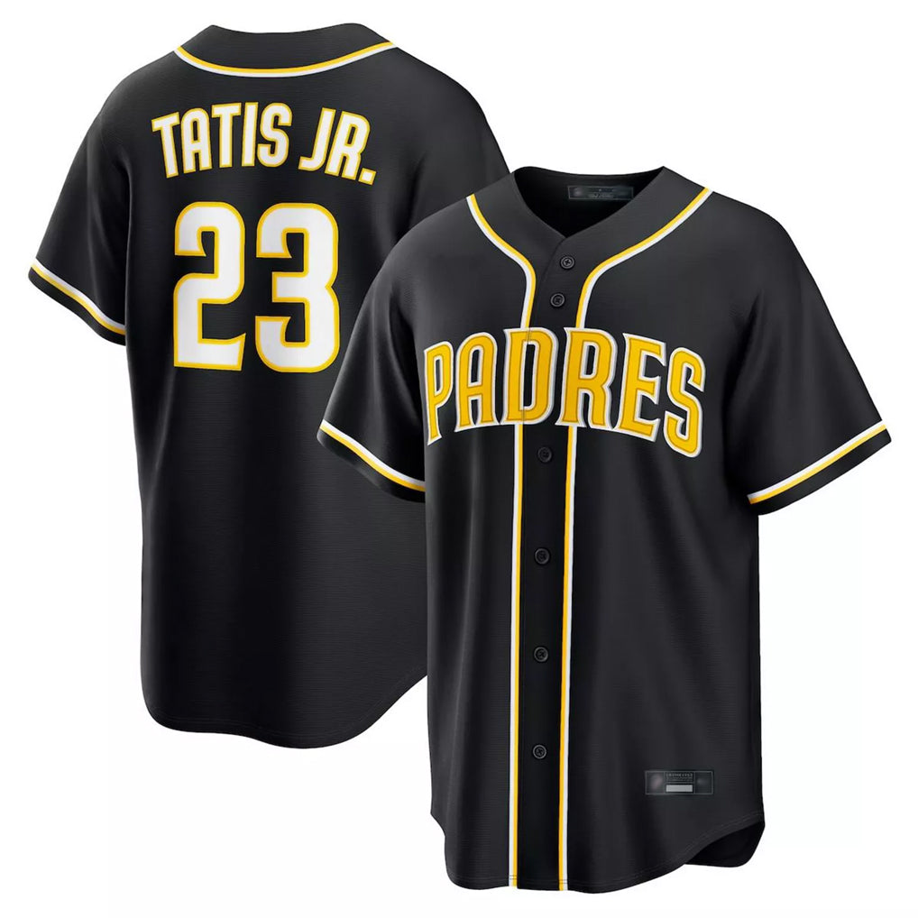 Elroe S.Diego Padres #23 Fernando Tatis Jr Player Black 2026 Fashion Home Stitched Jerseys