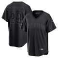 Elroe S.Diego Padres #23 Fernando Tatis Jr Player Black Home Game T-shirt Stitched Jerseys