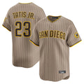 Elroe S.Diego Padres #23 Fernando Tatis Jr Player Khaki Home Limited Stitched Jerseys