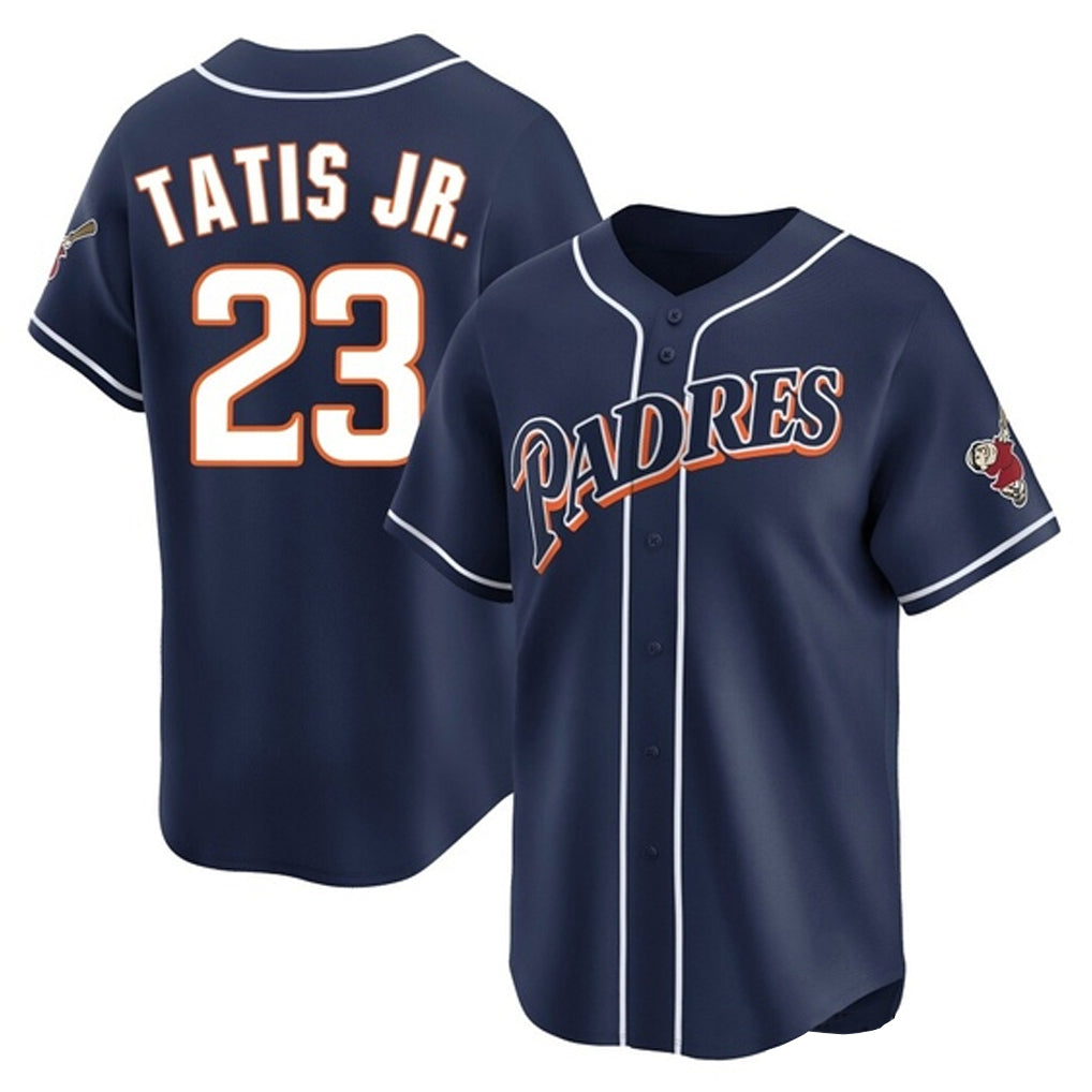 Elroe S.Diego Padres #23 Fernando Tatis Jr Player Navy Cooperstown Collection Limited Home Stitched Jerseys