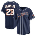 Elroe S.Diego Padres #23 Fernando Tatis Jr Player Navy Cooperstown Collection Limited Home Stitched Jerseys