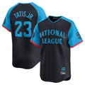 Elroe S.Diego Padres #23 Fernando Tatis Jr Player Navy National League All-Star Game Limited Stitched Jerseys
