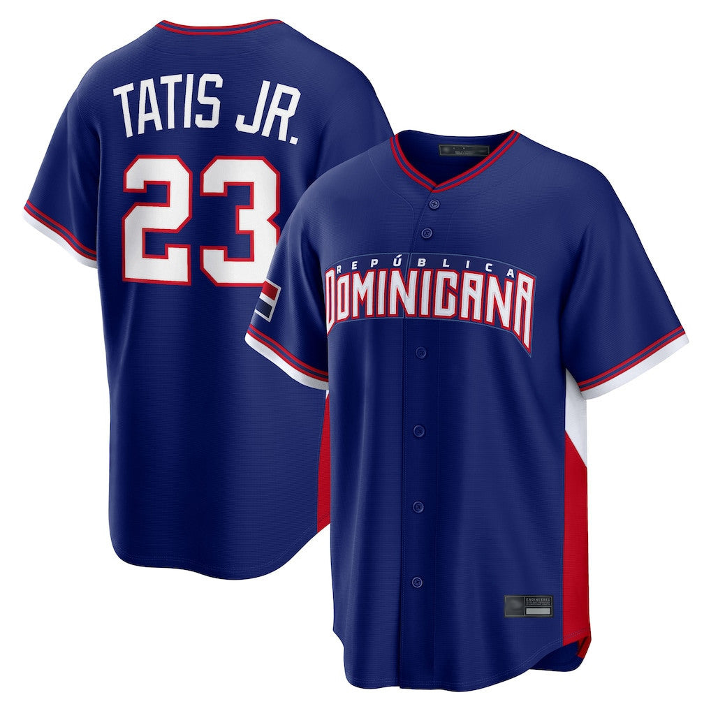 Elroe S.Diego Padres #23 Fernando Tatis Jr Player Royal 2026 World Classic Home Limited Stitched Jerseys
