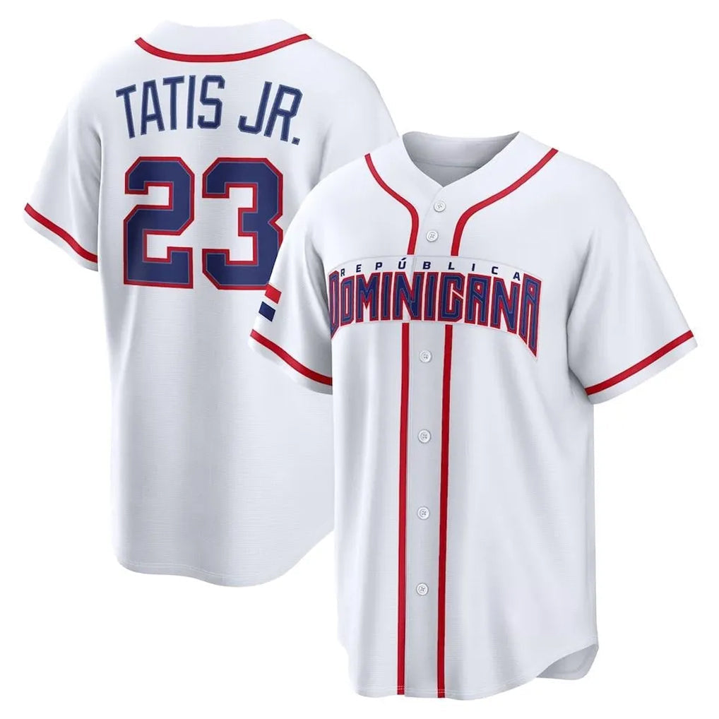 Elroe S.Diego Padres #23 Fernando Tatis Jr Player White 2026 World Classic Home Limited Stitched Jerseys