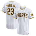 Elroe S.Diego Padres #23 Fernando Tatis Jr Player White Home Limited Elite Stitched Jerseys
