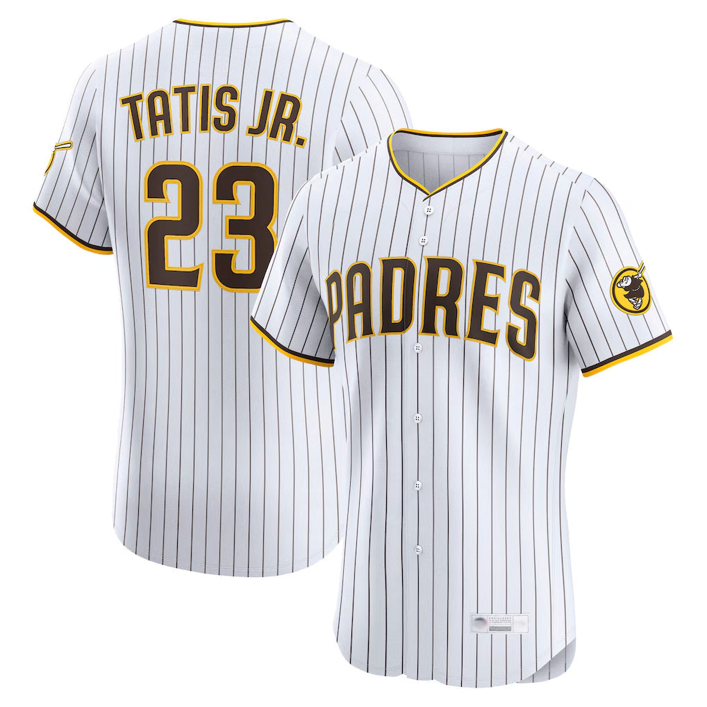 Elroe S.Diego Padres #23 Fernando Tatis Jr Player White Home Limited Elite Stitched Jerseys