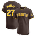 Elroe S.Diego Padres #27 Nick Pivetta Player Brown Home Limited Elite Stitched Jerseys