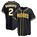 Elroe S.Diego Padres #2 Xander Bogaerts Player Black 2026 Fashion Home Stitched Jerseys