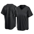Elroe S.Diego Padres #2 Xander Bogaerts Player Black Pitch Fashion Game T-shirt Stitched Jerseys