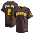 Elroe S.Diego Padres #2 Xander Bogaerts Player Brown Home Limited Stitched Jerseys