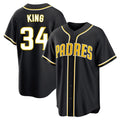 Elroe S.Diego Padres #34 Michael King Player Black 2026 Fashion Home Stitched Jerseys