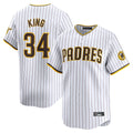 Elroe S.Diego Padres #34 Michael King Player White Home Limited Stitched Jerseys