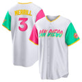 Elroe S.Diego Padres #3 Jackson Merrill Player White City Connect Home Game Stitched Jerseys