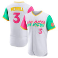 Elroe S.Diego Padres #3 Jackson Merrill Player White City Connect Home Limited Elite Stitched Jerseys