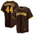 Elroe S.Diego Padres #44 Joe Musgrove Player Brown Home Game Stitched Jerseys