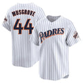 Elroe S.Diego Padres #44 Joe Musgrove Player White Cooperstown Collection Limited Home Stitched Jerseys