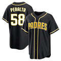 Elroe S.Diego Padres #58 Wandy Peralta Player Black 2026 Fashion Home Stitched Jerseys