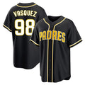 Elroe S.Diego Padres #98 Randy Vasquez Player Black 2026 Fashion Home Stitched Jerseys