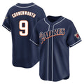 Elroe S.Diego Padres #9 Jake Cronenworth Player Navy Cooperstown Collection Limited Home Stitched Jerseys
