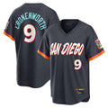 Elroe S.Diego Padres #9 Jake Cronenworth Player Obsidian 2026 City Connect Home Limited T-shirt Stitched Jerseys