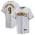 Elroe S.Diego Padres #9 Jake Cronenworth Player White Home Game Stitched Jerseys