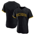 Elroe S.Diego Padres Blank Player Black Snake Skin City Home Limited Elite Stitched Jerseys