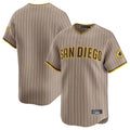 Elroe S.Diego Padres Blank Player Khaki Home Limited Stitched Jerseys