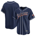 Elroe S.Diego Padres Blank Player Navy Cooperstown Collection Limited Stitched Jerseys