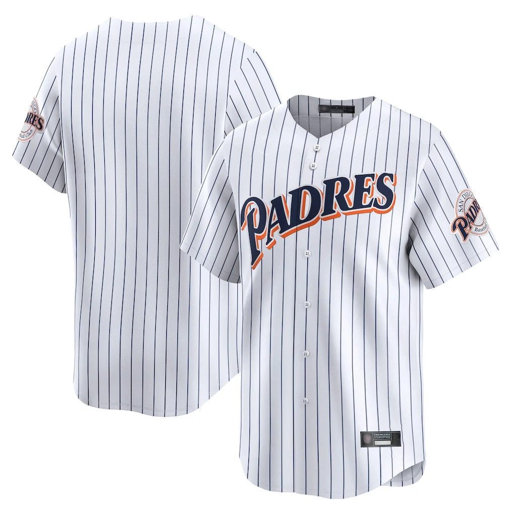 Elroe S.Diego Padres ## Diego Padres Blank Player White Cooperstown Collection Limited Stitched Jerseys
