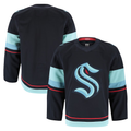Elroe S.Kraken Deep Sea Blue Home Authentic Pro Jerseys