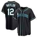 Elroe S.Mariners #12 Josh Naylor Player Black Fashion Home Limited Stitched Jerseys