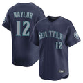 Elroe S.Mariners #12 Josh Naylor Player Navy Home Limited Stitched Jerseys