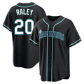 Elroe S.Mariners #20 Luke Raley Player Black Fashion Home Limited Stitched Jerseys