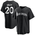 Elroe S.Mariners #20 Luke Raley Player Black Home Limited Stitched Jerseys