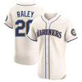 Elroe S.Mariners #20 Luke Raley Player Cream Home Limited Elite Stitched Jerseys