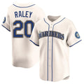 Elroe S.Mariners #20 Luke Raley Player Cream Home Limited Stitched Jerseys