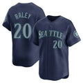 Elroe S.Mariners #20 Luke Raley Player Navy Home Limited Stitched Jerseys