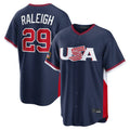 Elroe S.Mariners #29 Cal Raleigh Player Navy USA 2026 World Classic Game Stitched Jerseys