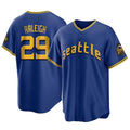 Elroe S.Mariners #29 Cal Raleigh Player Royal City Connect Home Game Stitched Jerseys