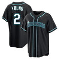 Elroe S.Mariners #2 Cole Young Player Black Fashion Home Limited Stitched Jerseys