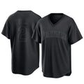 Elroe S.Mariners #2 Cole Young Player Black Replica Fashion T-shirt Stitched Jerseys